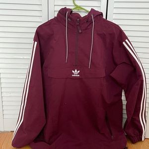 Addidas Maroon jacket (barely worn)